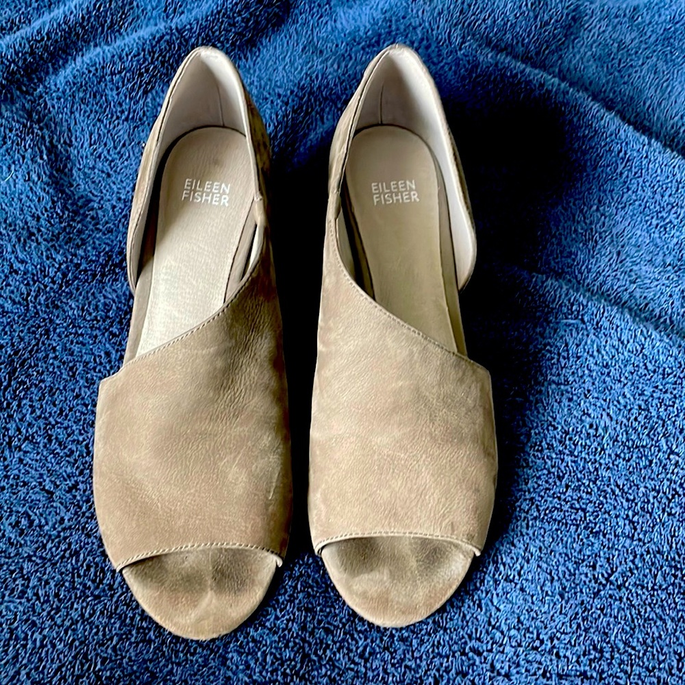 Womens Eileen Fisher leather sandals 8.5